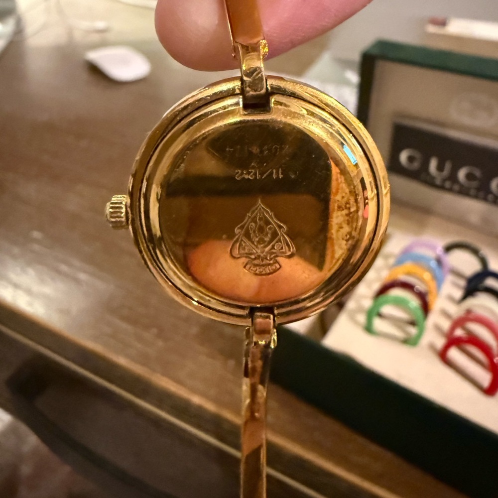 Gucci Women's Gold Watch with Colorful Bezels - Picture 7 of 16